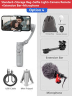 3-Axis Foldable Smartphone Handheld Cellphone Video Record Stabilizer