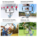 3-Axis Foldable Smartphone Handheld Cellphone Video Record Stabilizer