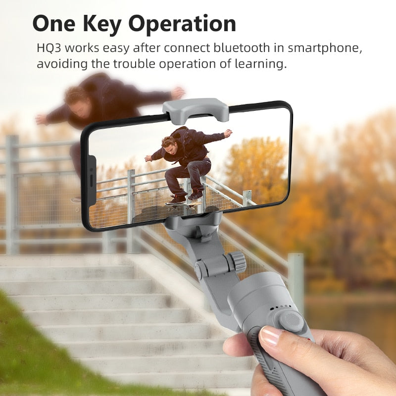 3-Axis Foldable Smartphone Handheld Cellphone Video Record Stabilizer